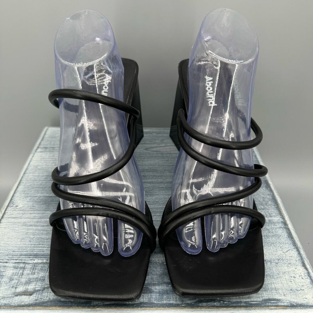 NEW Abound Women’s Austyn Strappy Sandals Black Size 10M - Picture 3 of 10